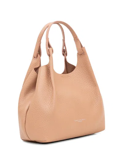 Gianni Chiarini 두아 그레인 레더 토트 백 In Neutral