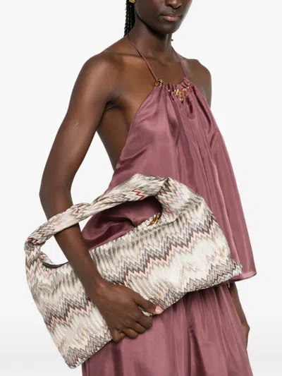 Missoni Zigzag-pattern Tote Bag In Multi