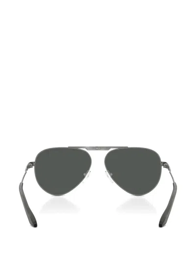 Armani Exchange Pilot-frame Double-bridge Sunglasses