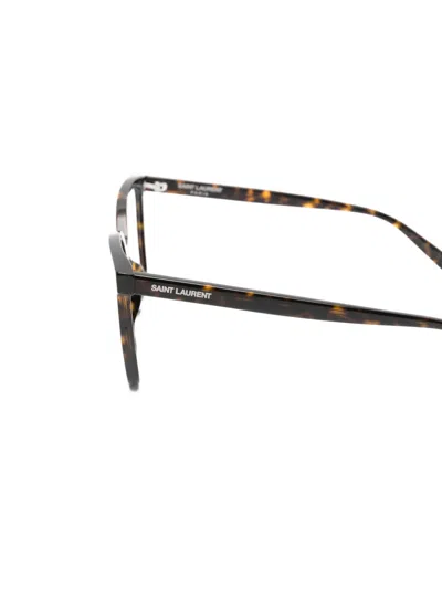 Saint Laurent Rectangle-frame Glasses In Multi