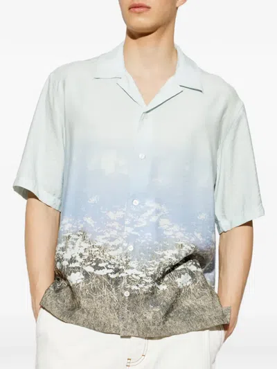 Samsoe & Samsoe Samse Samse Saayo Afterglow Graphic Shirt In White