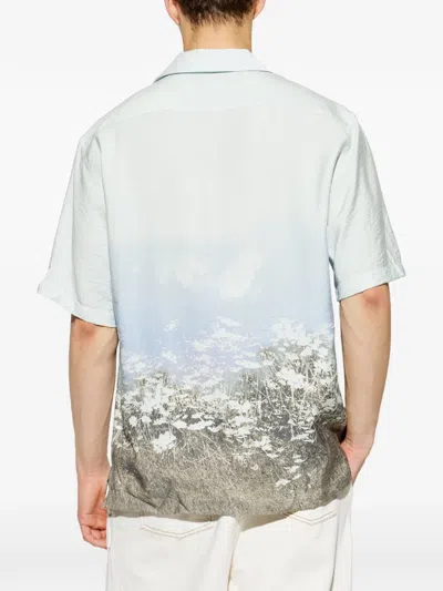 Samsoe & Samsoe Samse Samse Saayo Afterglow Graphic Shirt In White