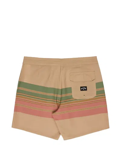 Billabong 스피너 스트라이프 드로스트링 스윔 쇼츠 In Multi