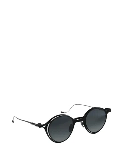 Rigards Round-frame Sunglasses In Black
