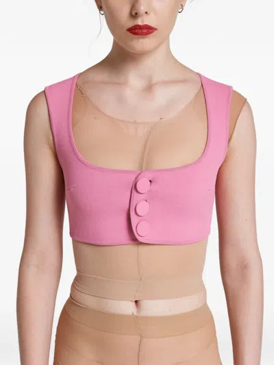 Rot 바이폴라 브라렛 탑 In Pink