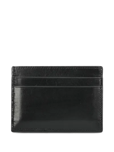 Loewe Switch Logo-debossed Leather Card Holder In Black