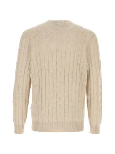 Polo Ralph Lauren Ls Cable Cn-long Sleeve-pullover In Neutral