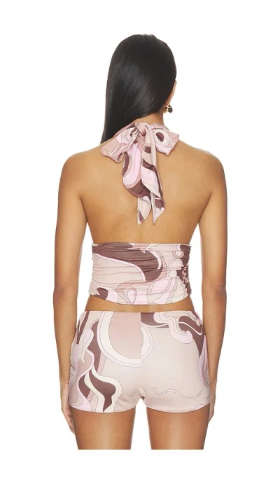 Cin Cin Eleganza Halter Top In Multi