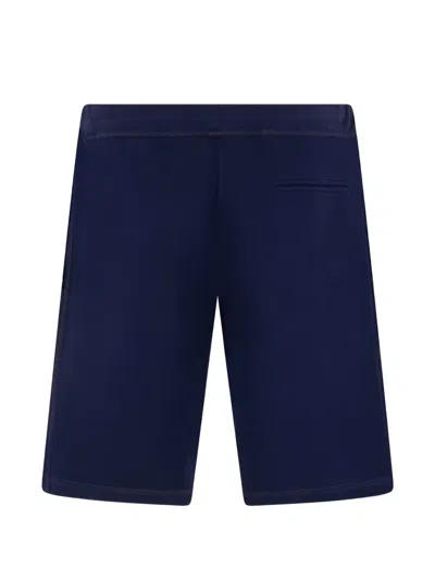 Fedeli Drawstring Elasticated Shorts In Blue