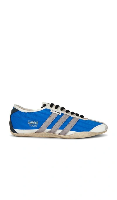 Adidas Originals Blue Song For The Mute Edition Tokyo Sneakers In Animal Print