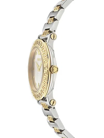 Versace Greca Sphere 35mm Watch In Multi