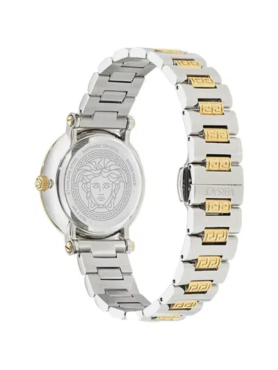 Versace Greca Sphere 35mm Watch In Multi