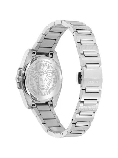 Versace Greca Pulse 36mm Watch In Metallic