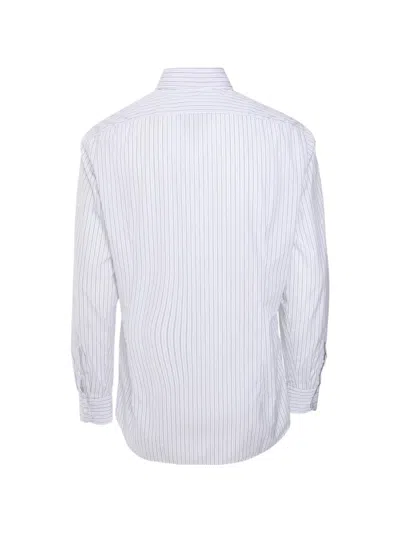 Lardini Pinstripe-pattern Shirt In White