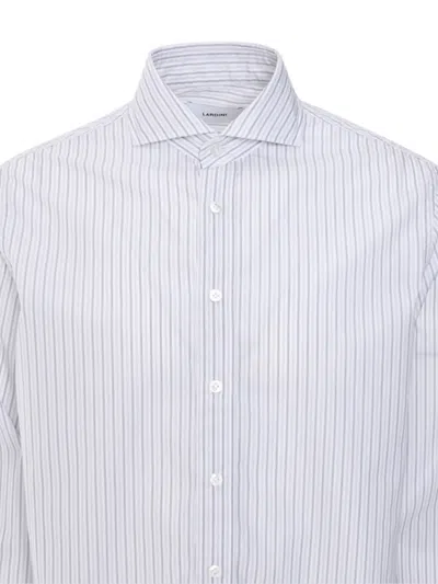 Lardini Pinstripe-pattern Shirt In White