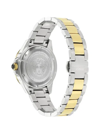 Versace Greca Force 42mm Watch In Gold