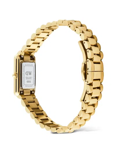 Daniel Wellington Mini Bound Rectangular 25.9mm Watch In Gold