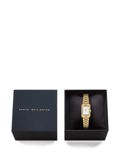Daniel Wellington Mini Bound Rectangular 25.9mm Watch In Gold