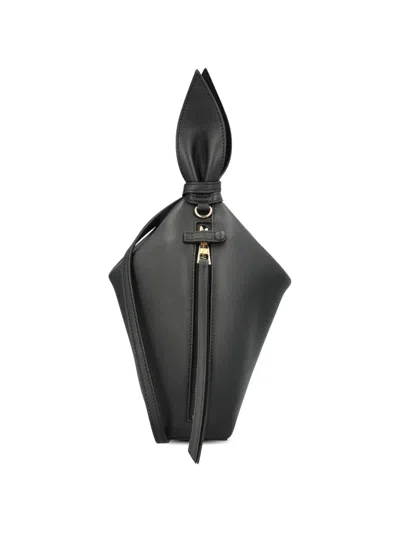 Loewe Bunny Leather Backpack In Black