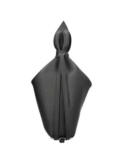 Loewe Bunny Leather Backpack In Black