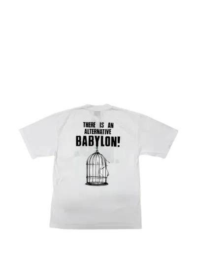 Babylon La Bb Caged T-shirt In White
