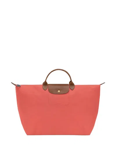 Longchamp 라지 르 플리아쥬 오리지널 토트 백 In Red