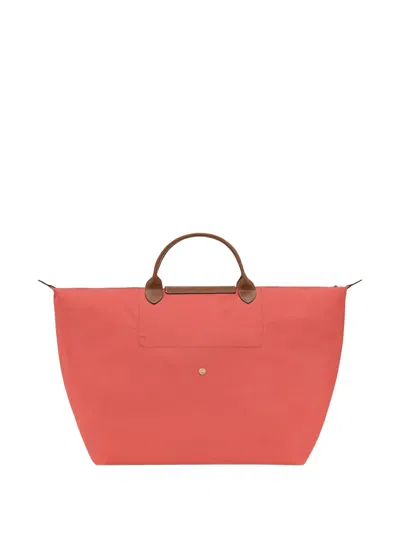 Longchamp 라지 르 플리아쥬 오리지널 토트 백 In Red