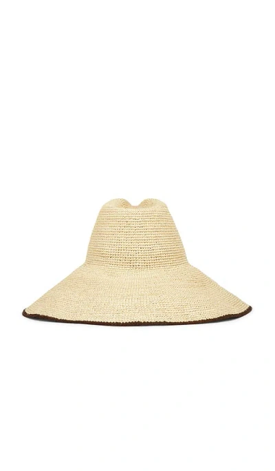 Janessa Leone Waverly Hat In Neutral