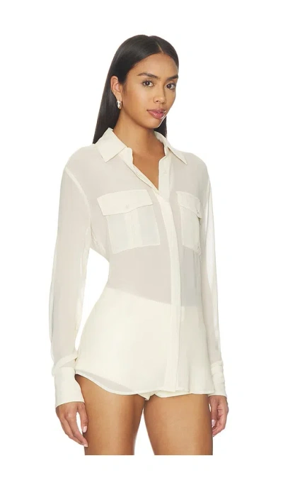 Nicholas Chloe Shirt In White