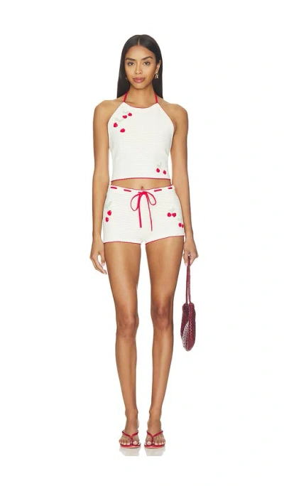 Loveshackfancy Nandie Short In White