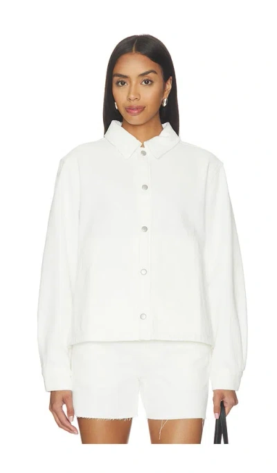 Still Here Coach Jacket In White