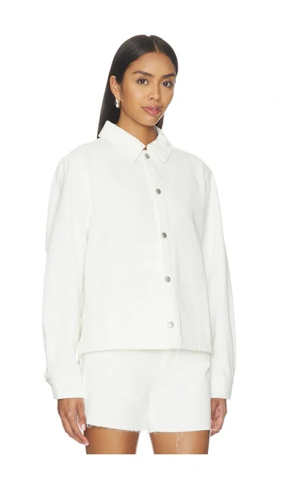 Still Here Coach Jacket In White