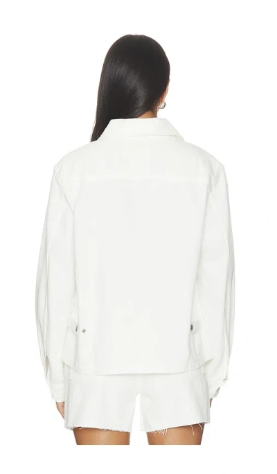 Still Here Coach Jacket In White