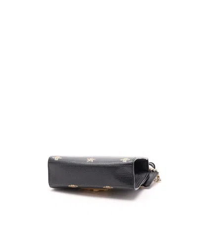 Gucci Small Bee Padlock Bag In Pattern
