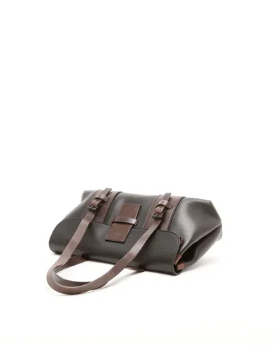 Gucci Leather Bag In Blue
