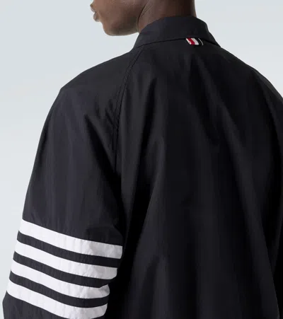 Thom Browne 4-bar Ripstop Blouson Jacket In Blue