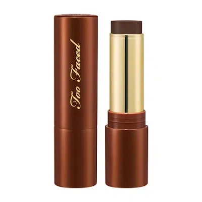 Too Faced Chocolate Soleil Melting Bronzing & Sculpting Stick Chocolate Espresso 0.282 oz / 8.3 ml In Brown