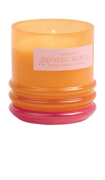 Paddywax Stack Glass Candle In Orange
