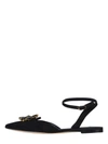 DOLCE & GABBANA Dolce & Gabbana Crystal Embellished Flat Sandals,CP0068A127580999