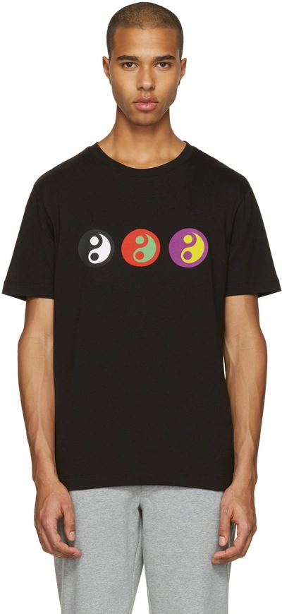 GOSHA RUBCHINSKIY Black Yin Yang T-Shirt 