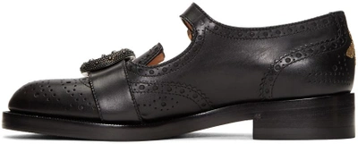 Shop Gucci Black Queercore Mary Jane Brogues