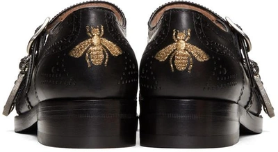 Shop Gucci Black Queercore Mary Jane Brogues