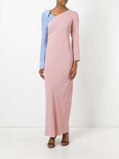 Shop Erika Cavallini Sage Dress - Pink In Pink & Purple