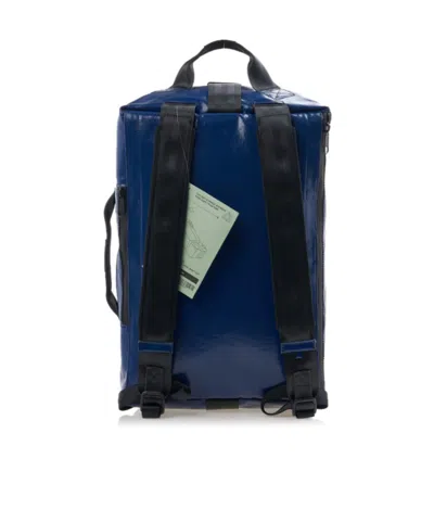 Freitag Logo Backpack In Blue