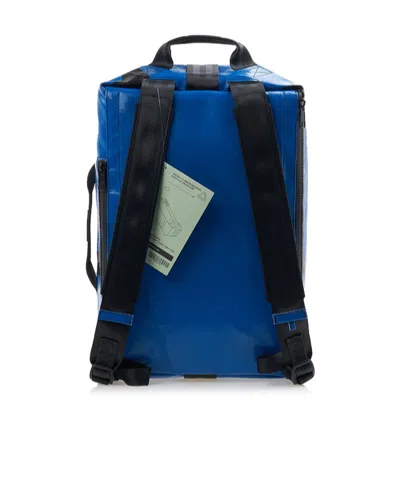 Freitag Logo Backpack In Blue