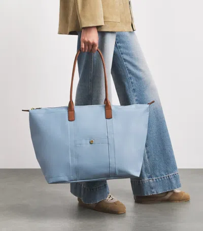 Harrods Medium Nylon Tote Bag In Red