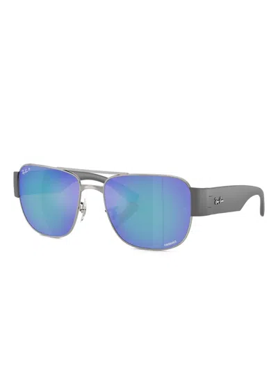 Ray Ban Square-frame Sunglasses In Blue