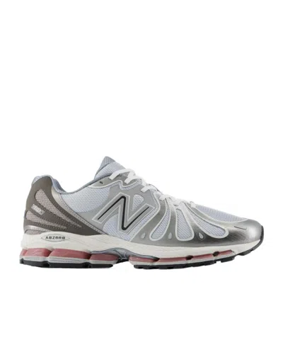 New Balance Mens Dark Silver Metallic Gra Abzorb 1890 Mesh Trainers In Gray