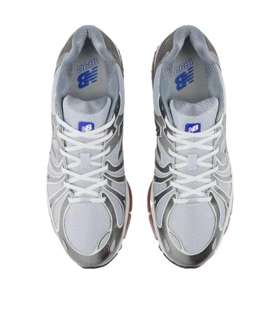New Balance Mens Dark Silver Metallic Gra Abzorb 1890 Mesh Trainers In Gray