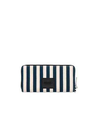 Marc Jacobs Striped Wallet In Multi
